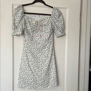 Floral Puff Sleeve Dress